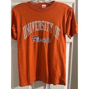 Vintage University Of Florida Shirt Orange Gators Soffe NCAA Single Stitch